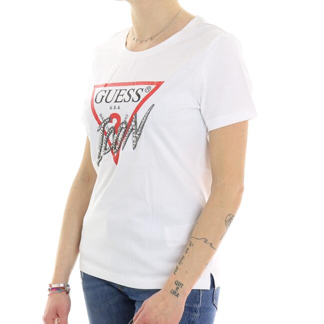 T-SHIRT SS CN ICON TEE GUESS  - Mad Fashion | img vers.650x/